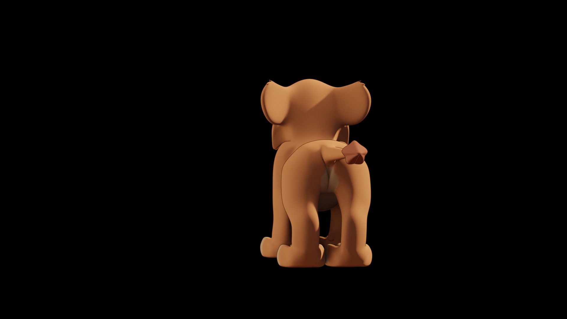 Vitani Lion Cub Low-poly 3D model_76