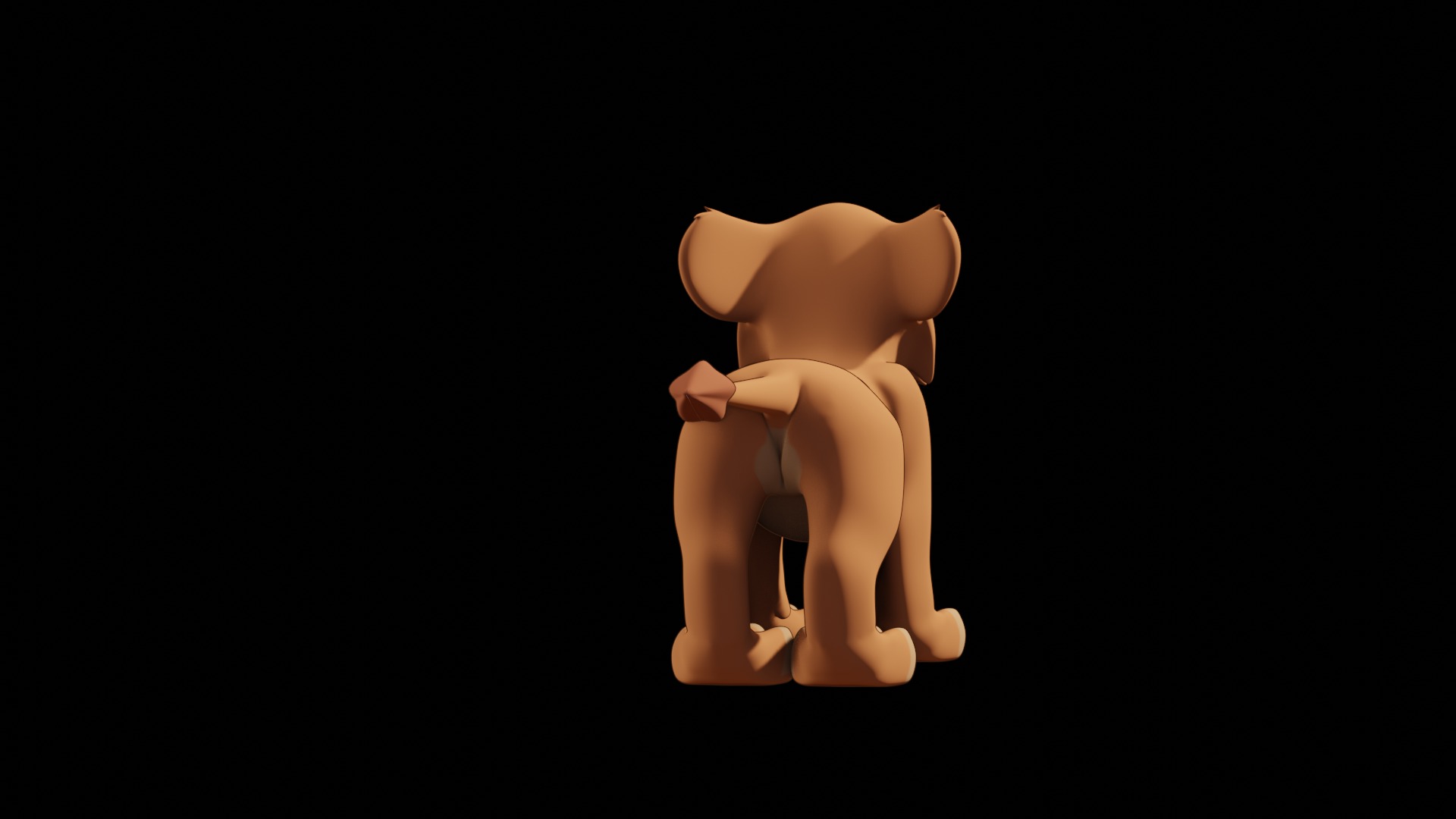 Vitani Lion Cub Low-poly 3D model_72