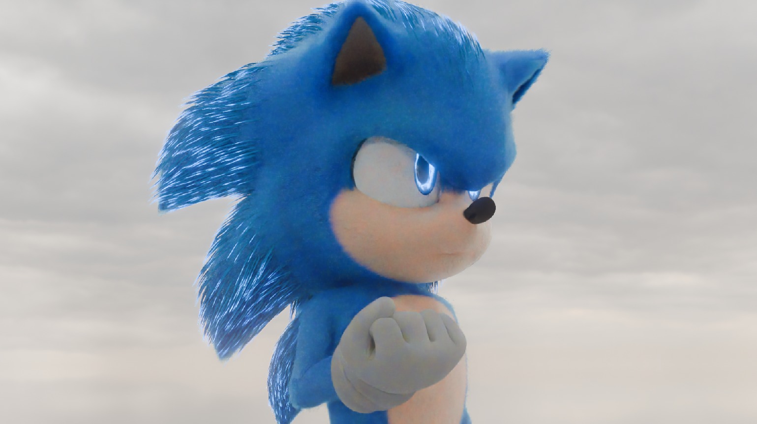 sonic movie model 3d Free low-poly 3D model_7