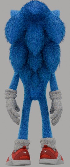 sonic movie model 3d Free low-poly 3D model_5