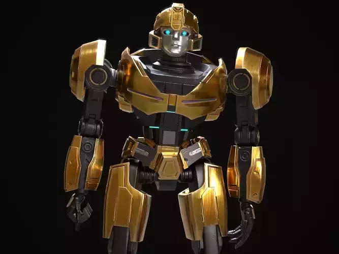 Bumblebee Low-poly 3D model