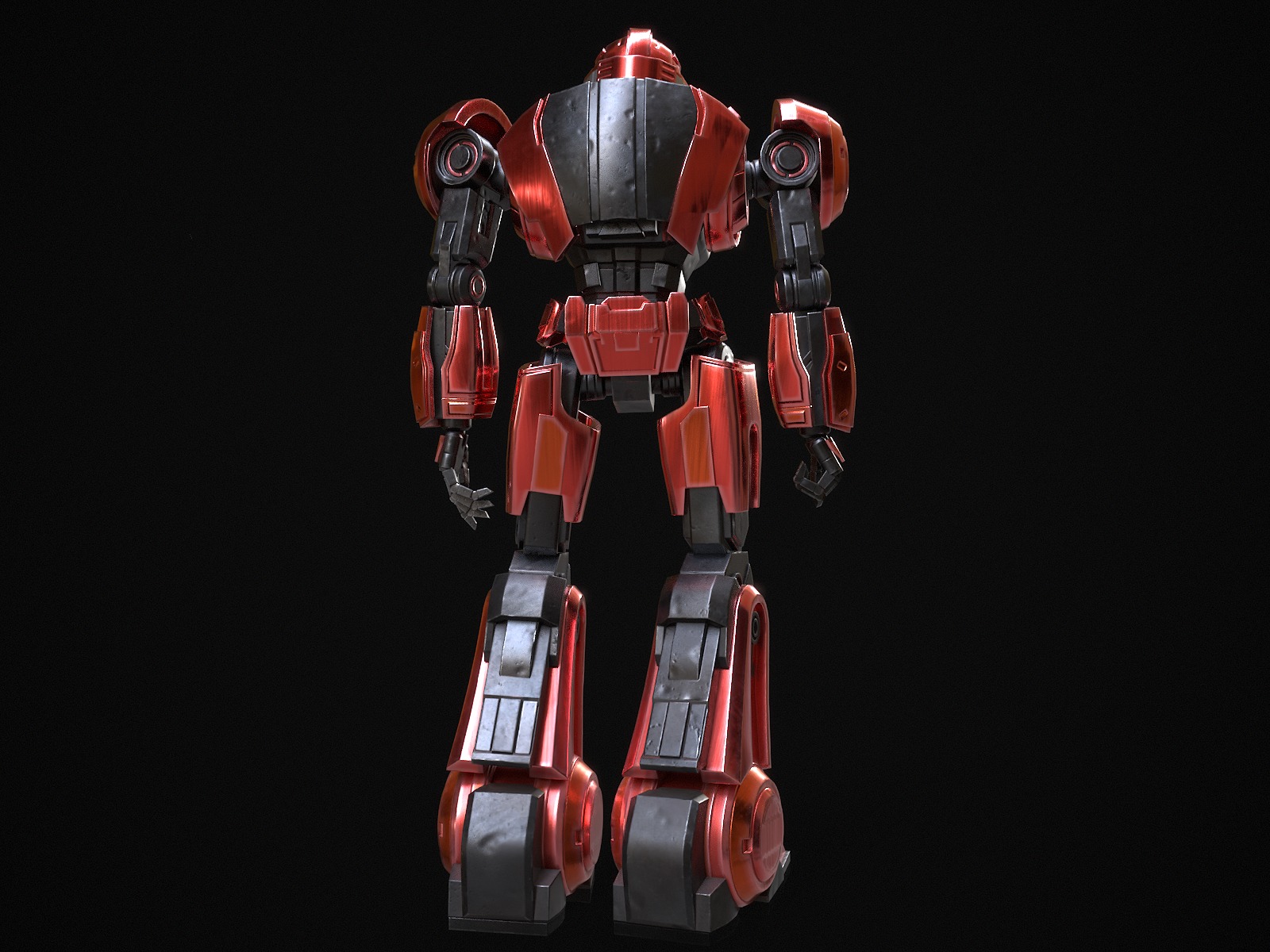 Bumblebee Low-poly 3D model_16