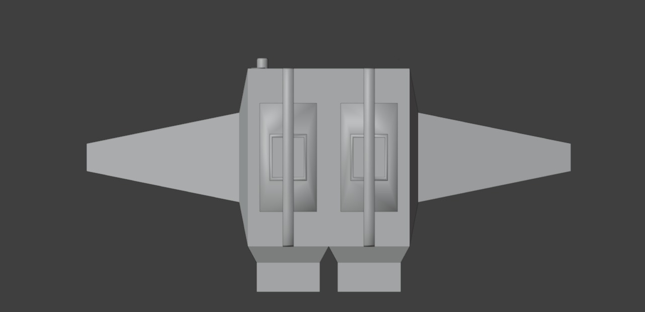 LowPoly JetPack Package Low-poly 3D model_9