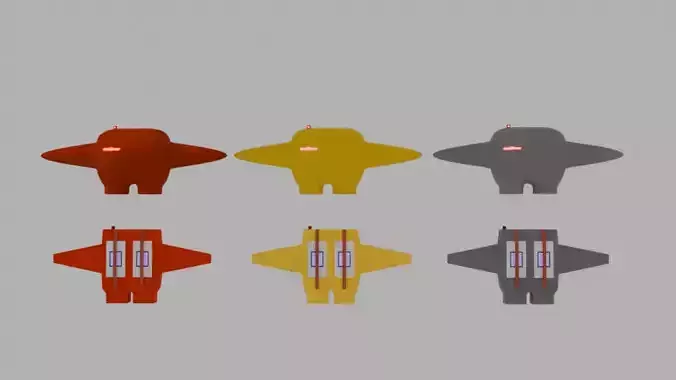 LowPoly JetPack Package Low-poly 3D model LowPoly JetPack Package Low-poly 3D model