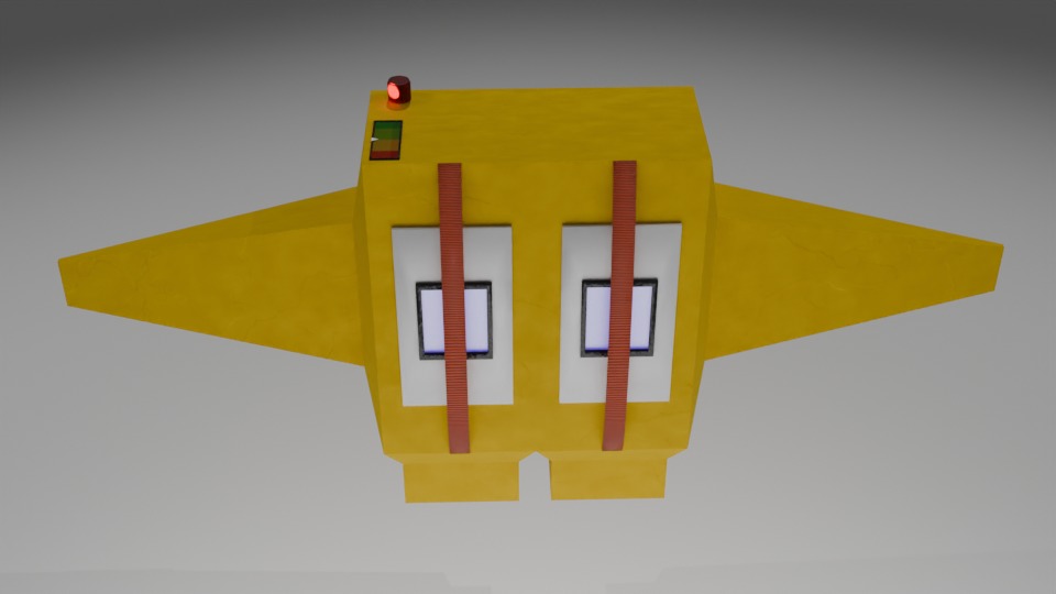 LowPoly JetPack Package Low-poly 3D model_3