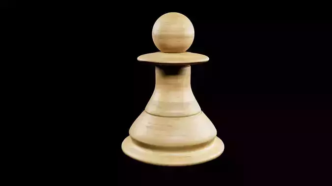 High-Quality 3D Chess Soldier