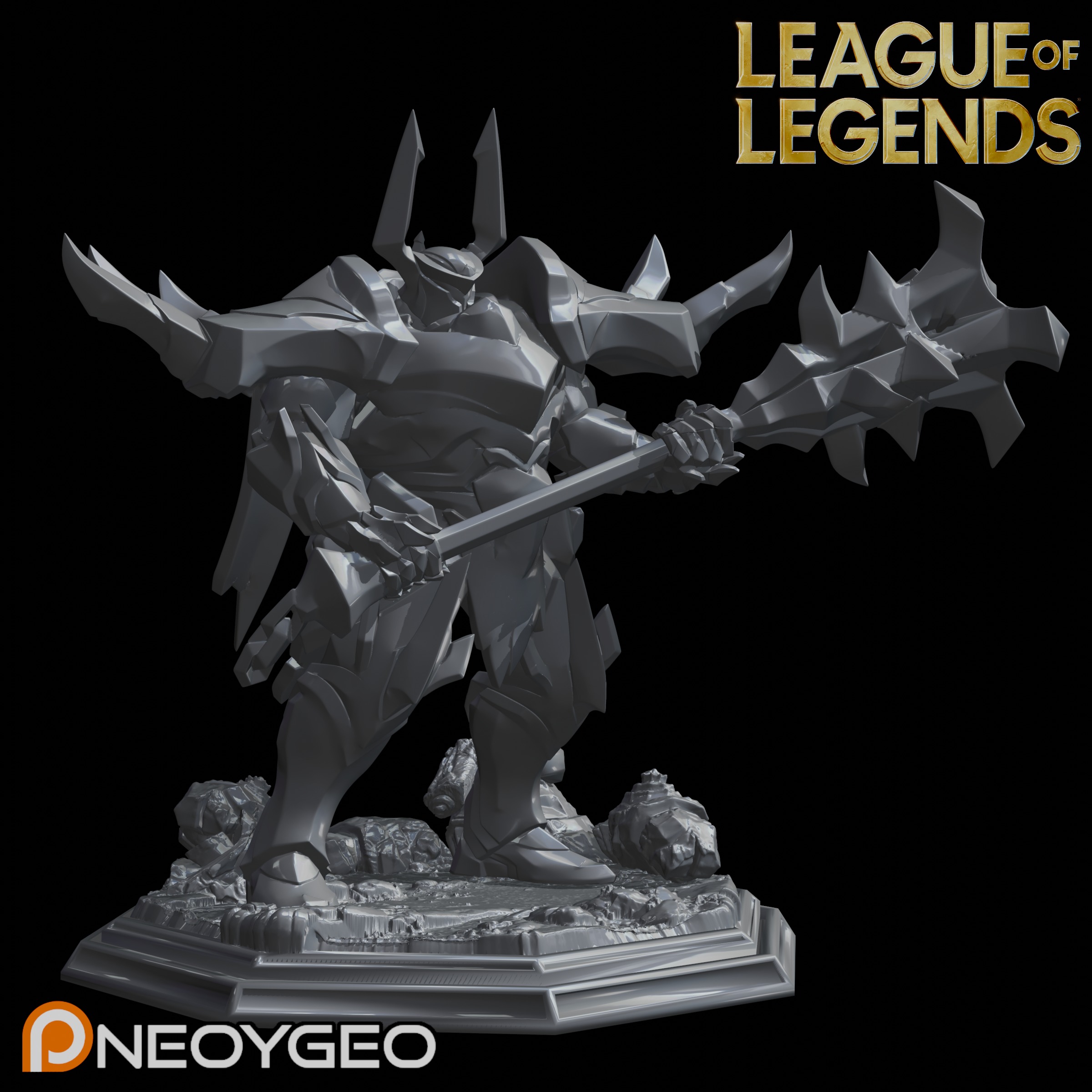MORDEKAISER - LEAGUE OF LEGENDS 3D print model_3