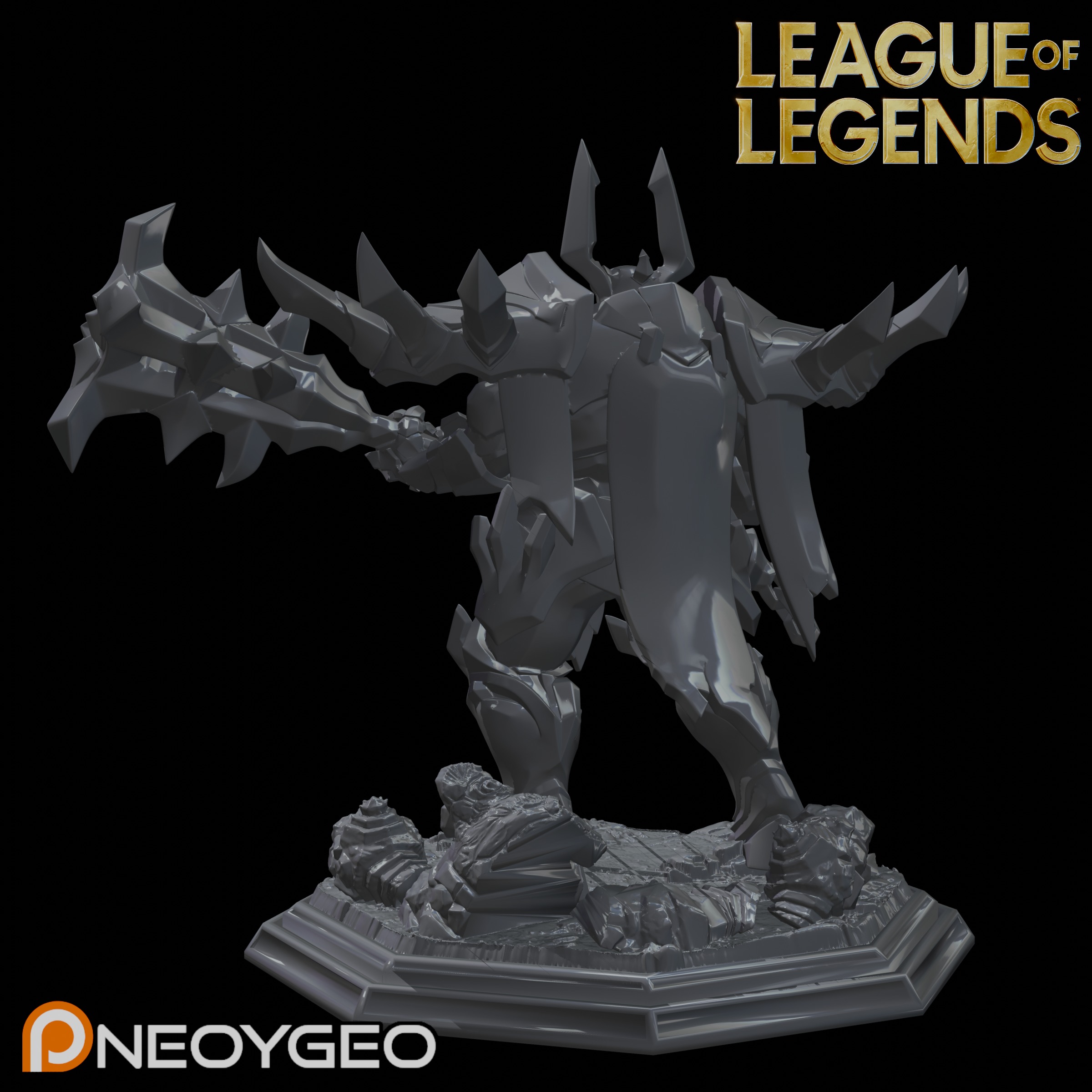 MORDEKAISER - LEAGUE OF LEGENDS 3D print model_4