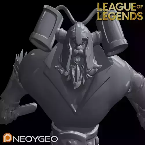 OLAF BROLAF - LEAGUE OF LEGENDS 3D print model