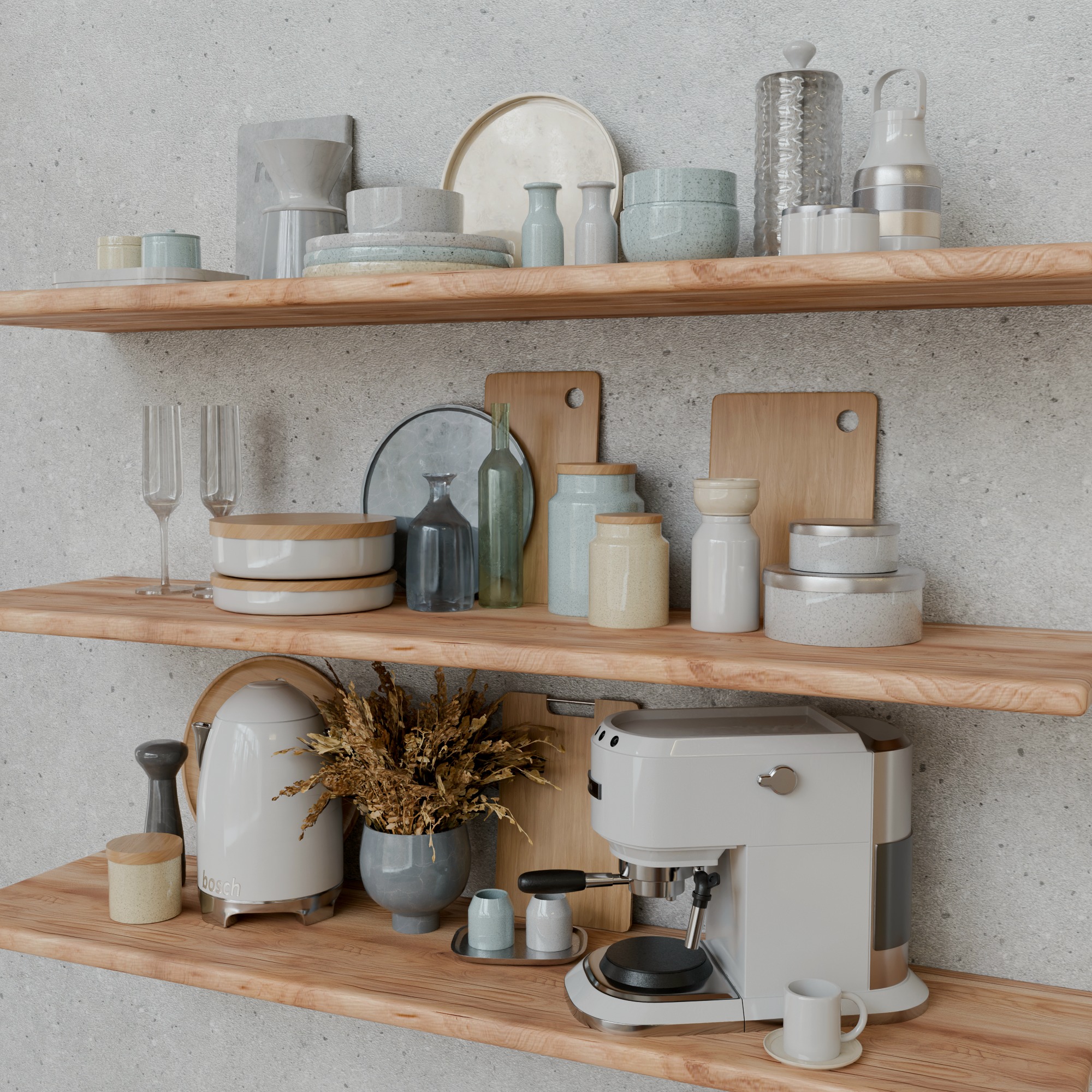 kitchen accessories 3D model_4