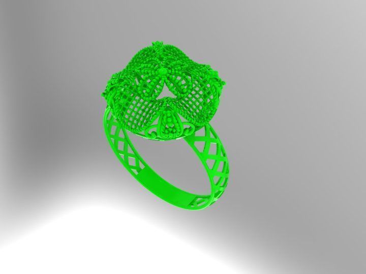 Gold Ring 13 3D print model_2
