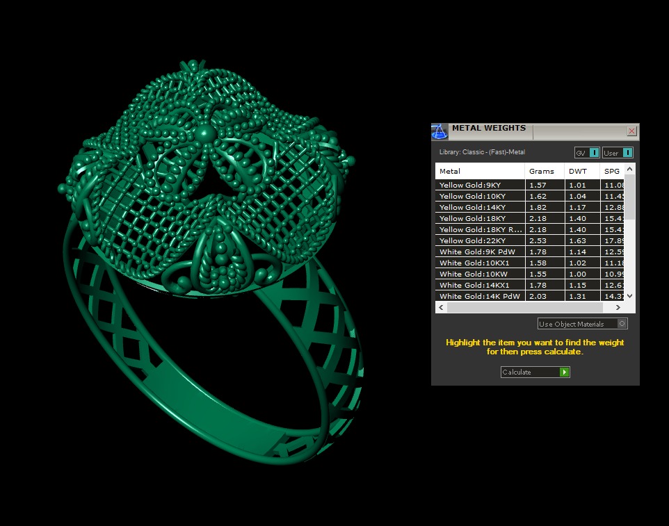 Gold Ring 13 3D print model_5