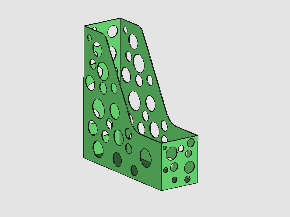 notebook stand 3D print model_3