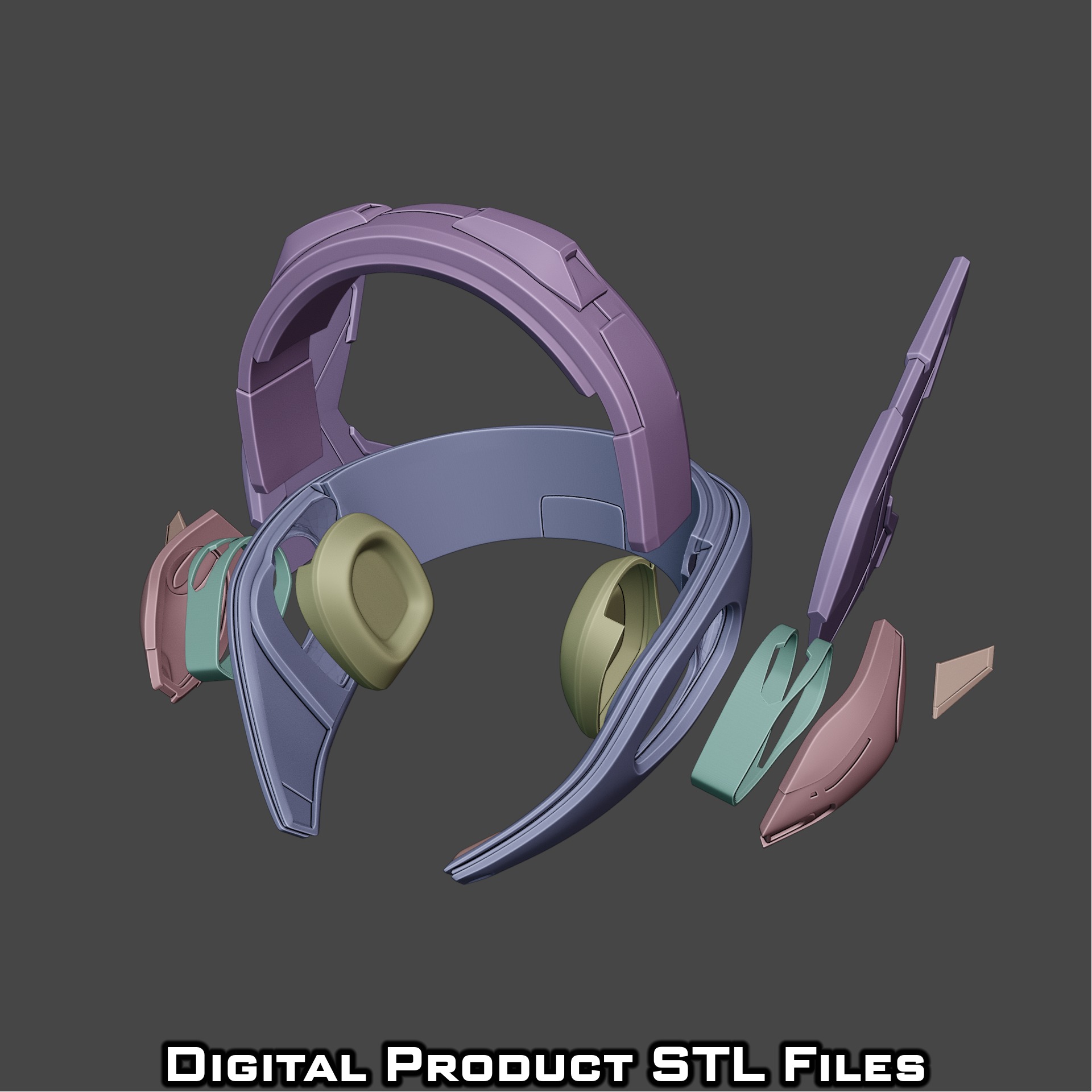 Si Fi Juno Space Ranger Helmet Overwatch 2 3D print model_9