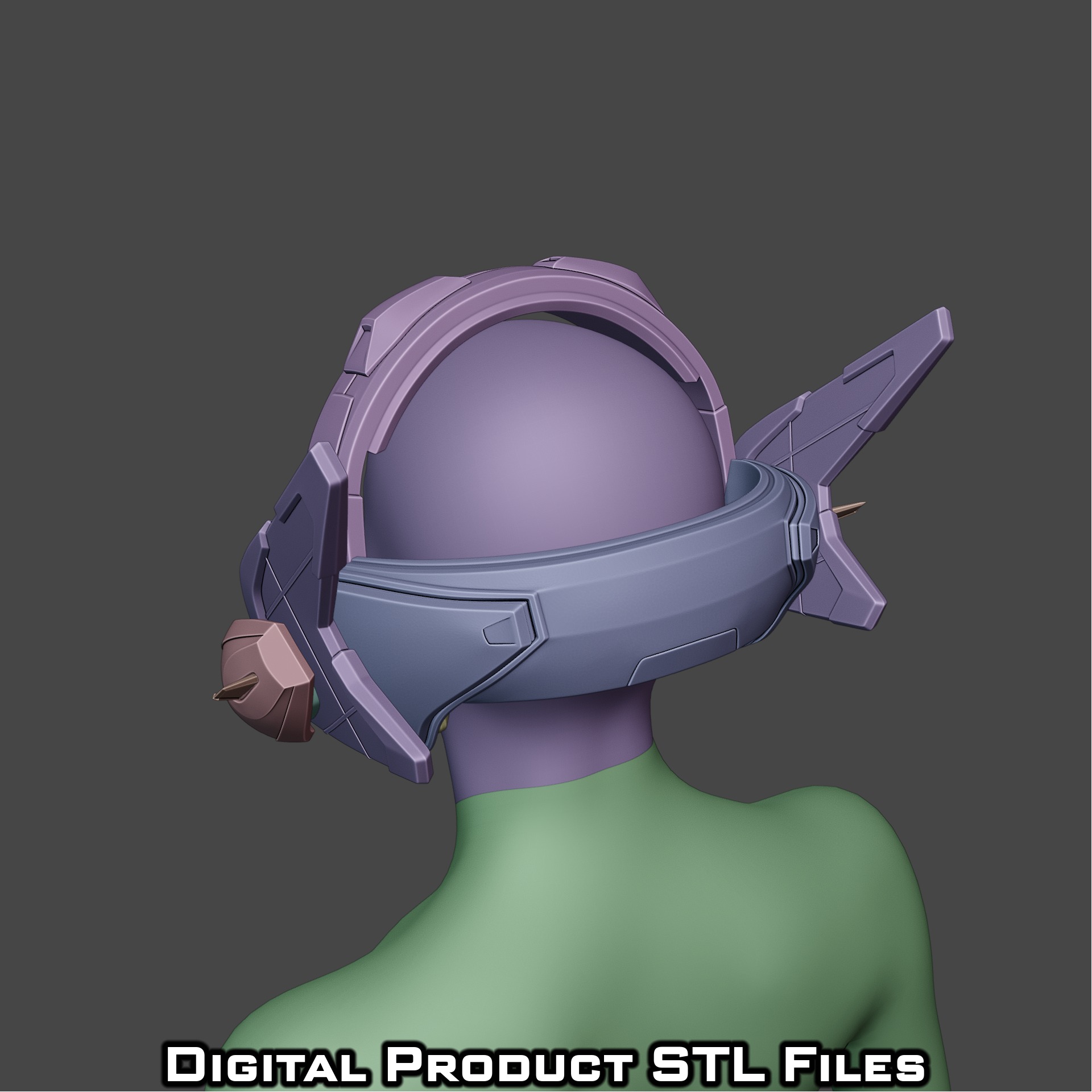 Si Fi Juno Space Ranger Helmet Overwatch 2 3D print model_7