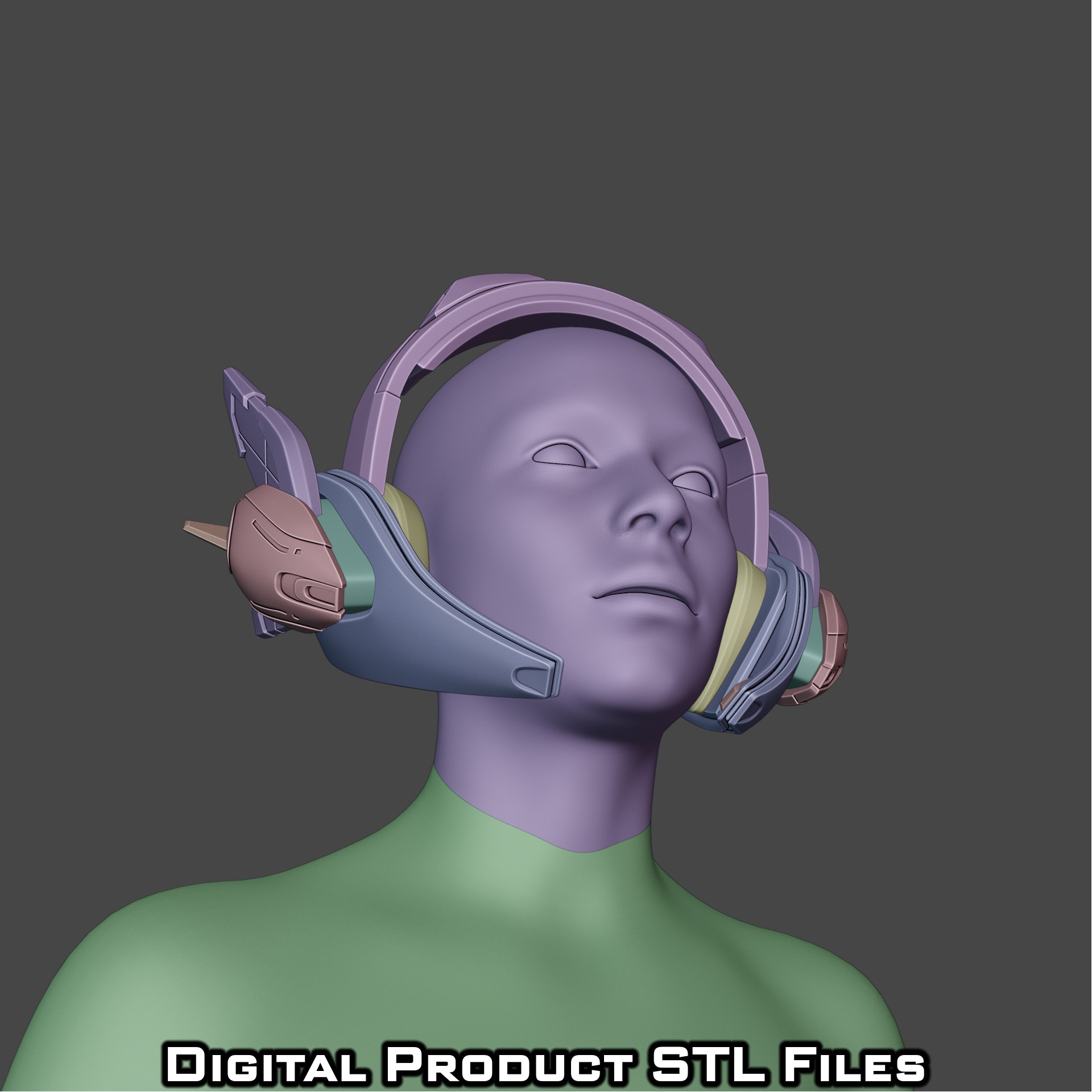 Si Fi Juno Space Ranger Helmet Overwatch 2 3D print model_14