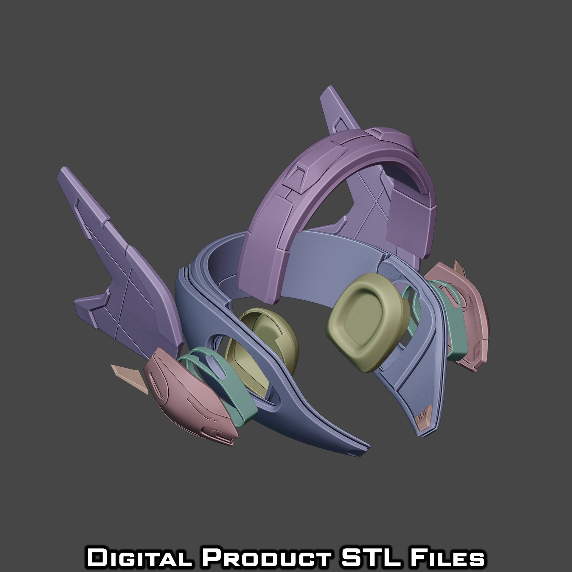 Si Fi Juno Space Ranger Helmet Overwatch 2 3D print model_12