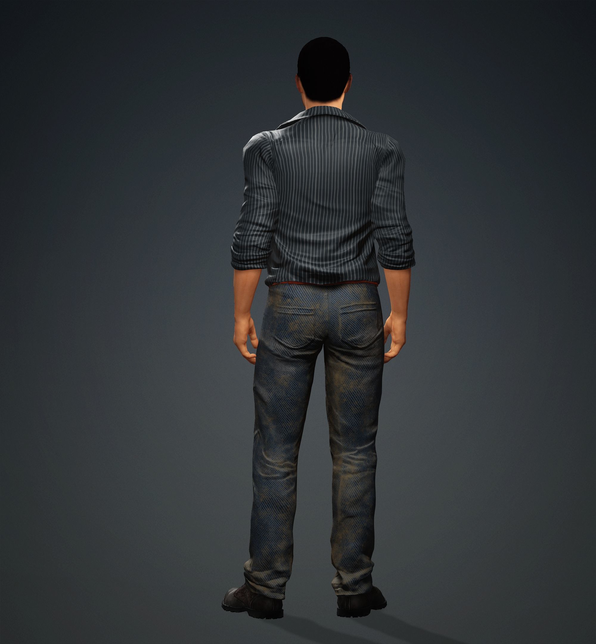 Tom Cruise Low-poly 3D model_14