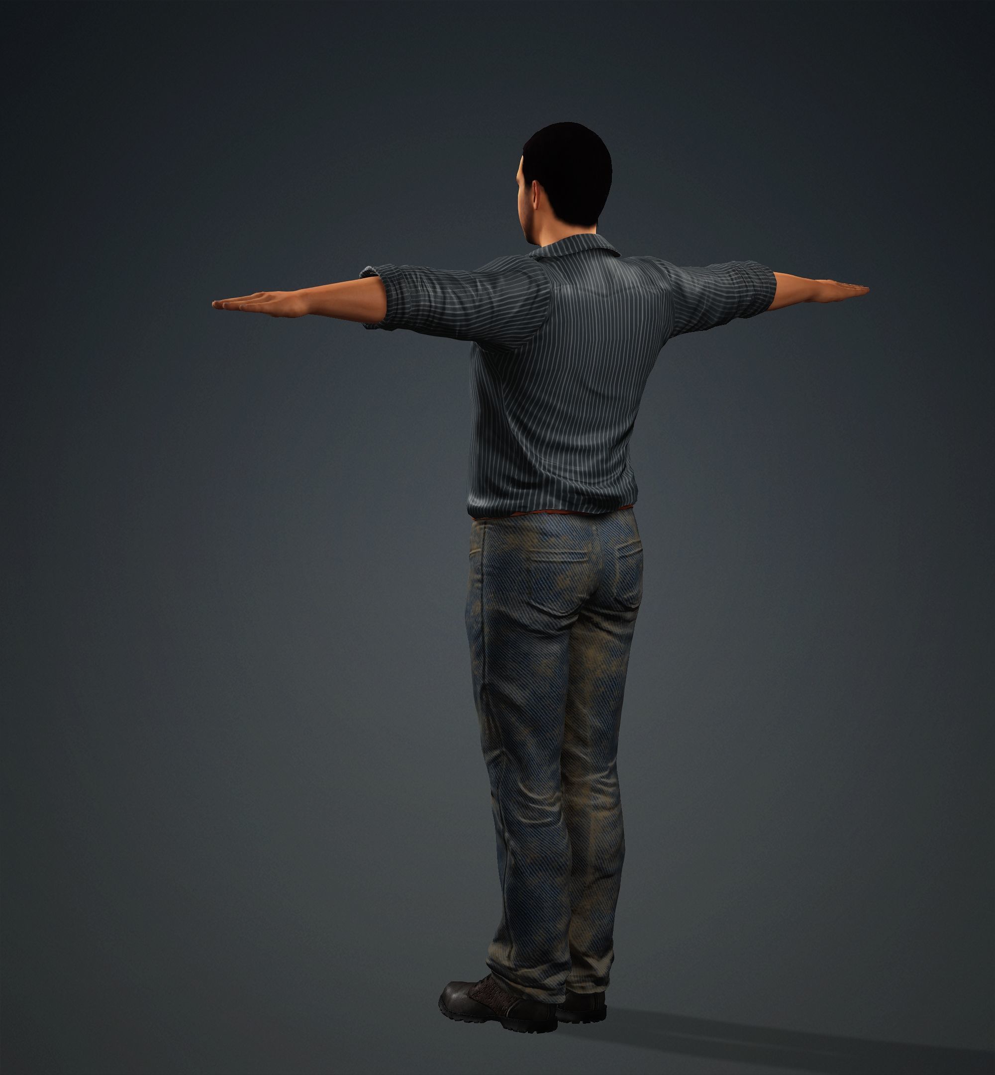 Tom Cruise Low-poly 3D model_19