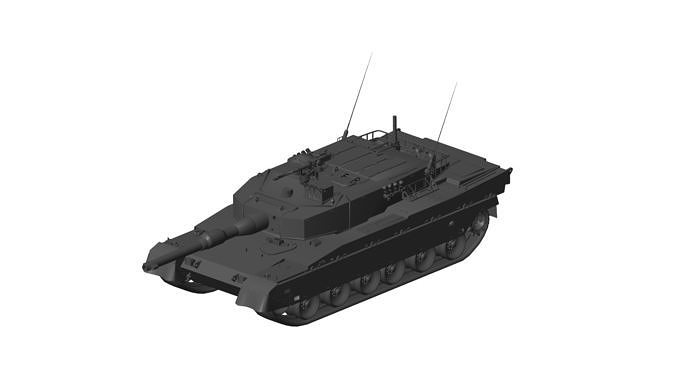 Type 90 tank  3D model