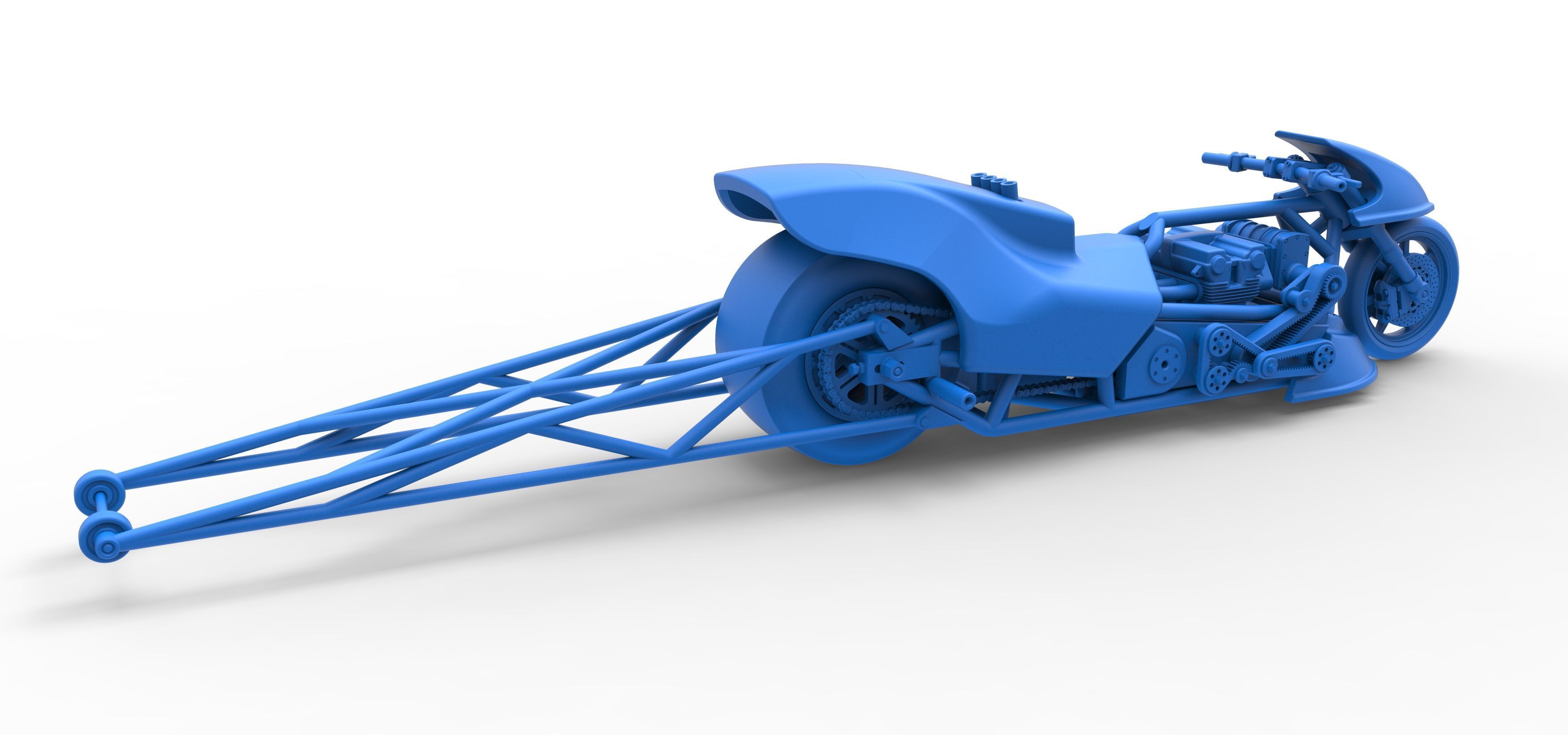 Top fuel dragster motorcycle Scale 1 to 25 3D print model_48