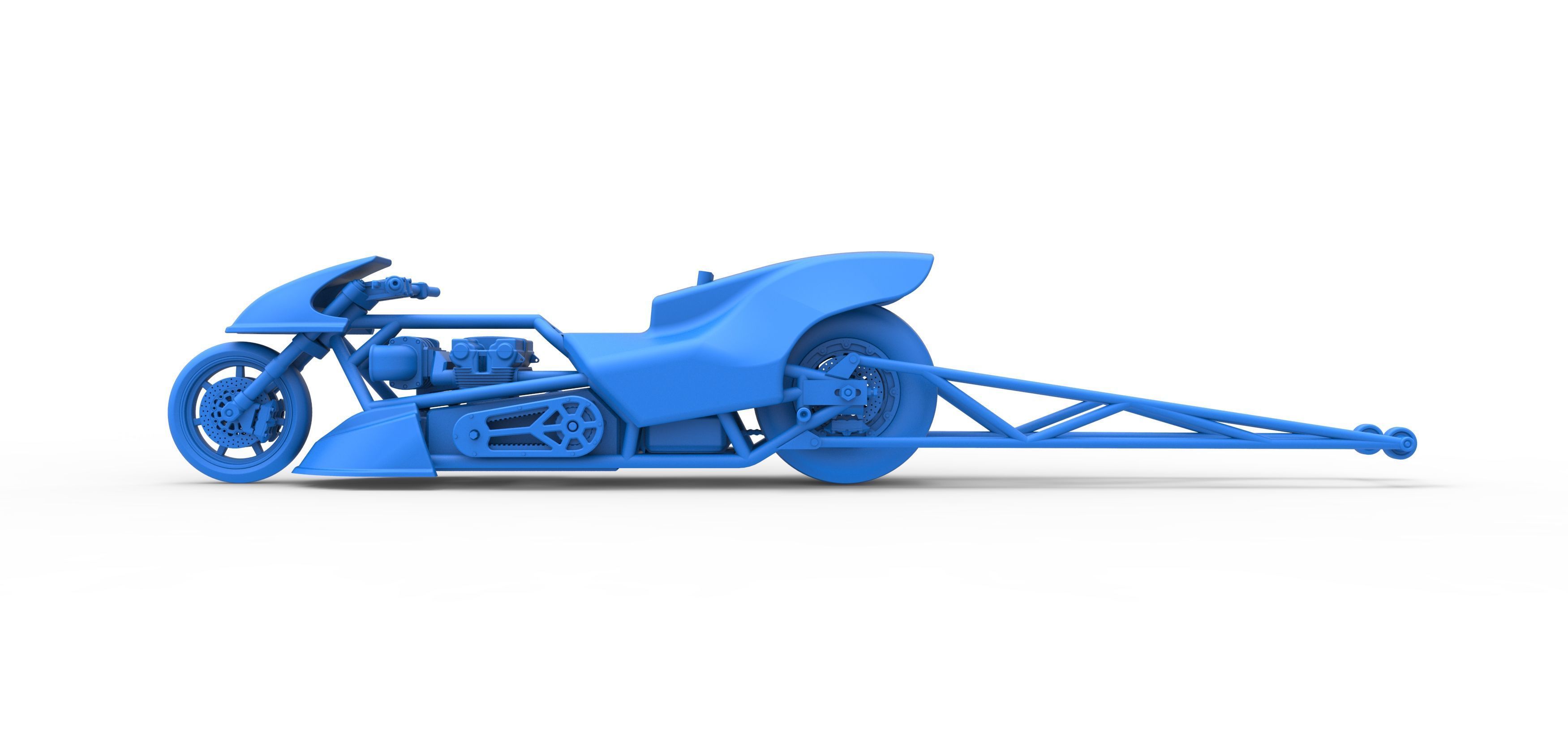 Top fuel dragster motorcycle Scale 1 to 25 3D print model_37