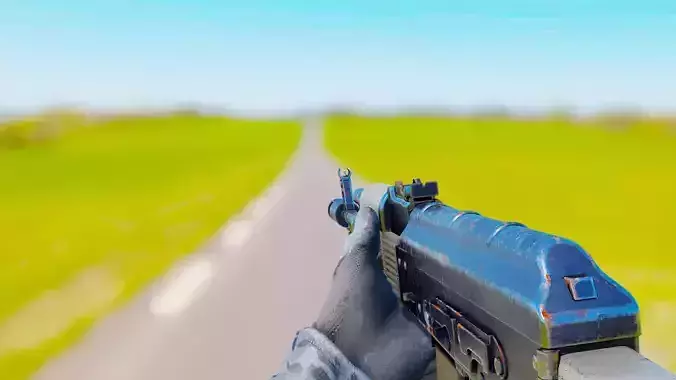 First Person Weapons Pack Low-poly 3D model First Person Weapons Pack Low-poly 3D model