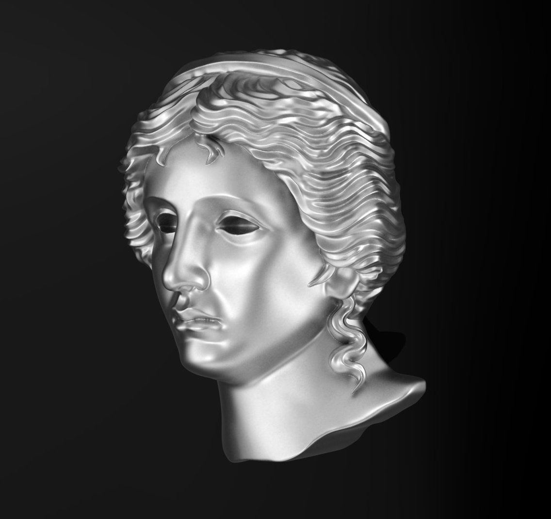  Anahit sculpture 3DM STL OBJ model for 3D printing and CNC 3D print model_7