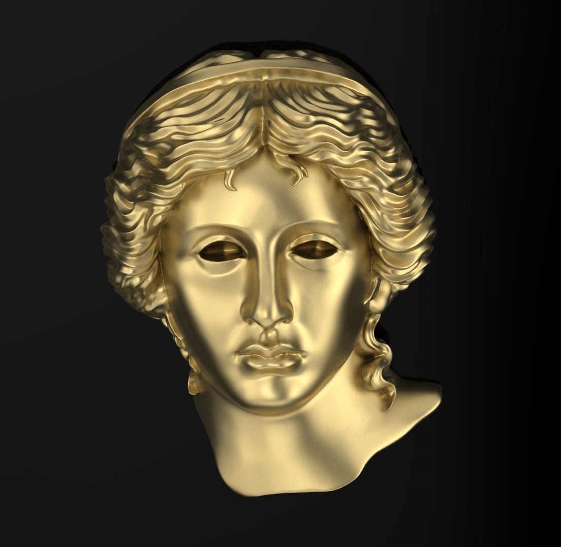  Anahit sculpture 3DM STL OBJ model for 3D printing and CNC 3D print model_5