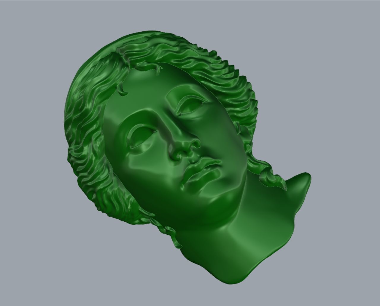  Anahit sculpture 3DM STL OBJ model for 3D printing and CNC 3D print model_11