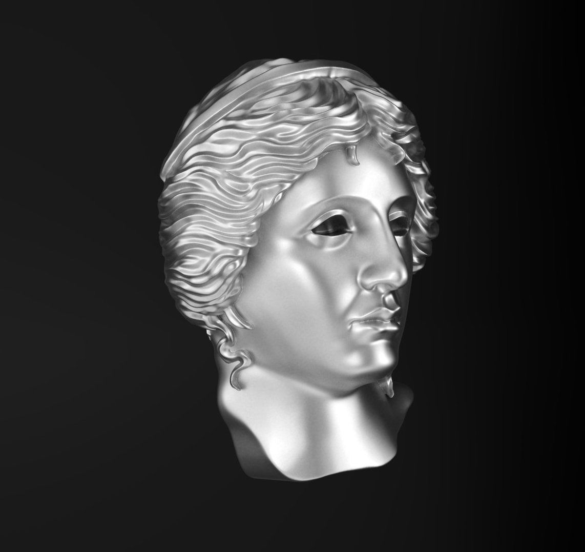  Anahit sculpture 3DM STL OBJ model for 3D printing and CNC 3D print model_4