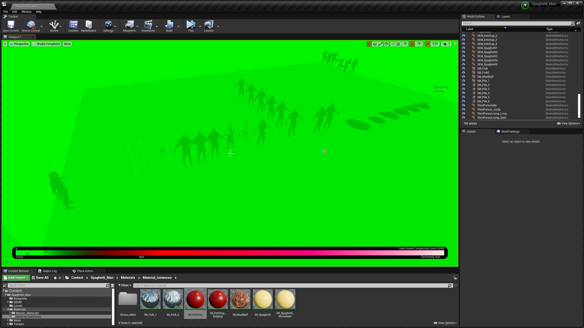 Spaghetti Man for UE Low-poly 3D model_11