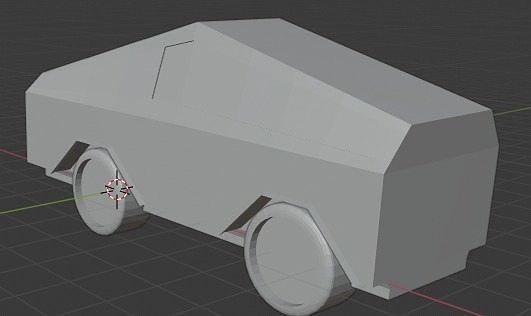 tesla cybertruck Free 3D model