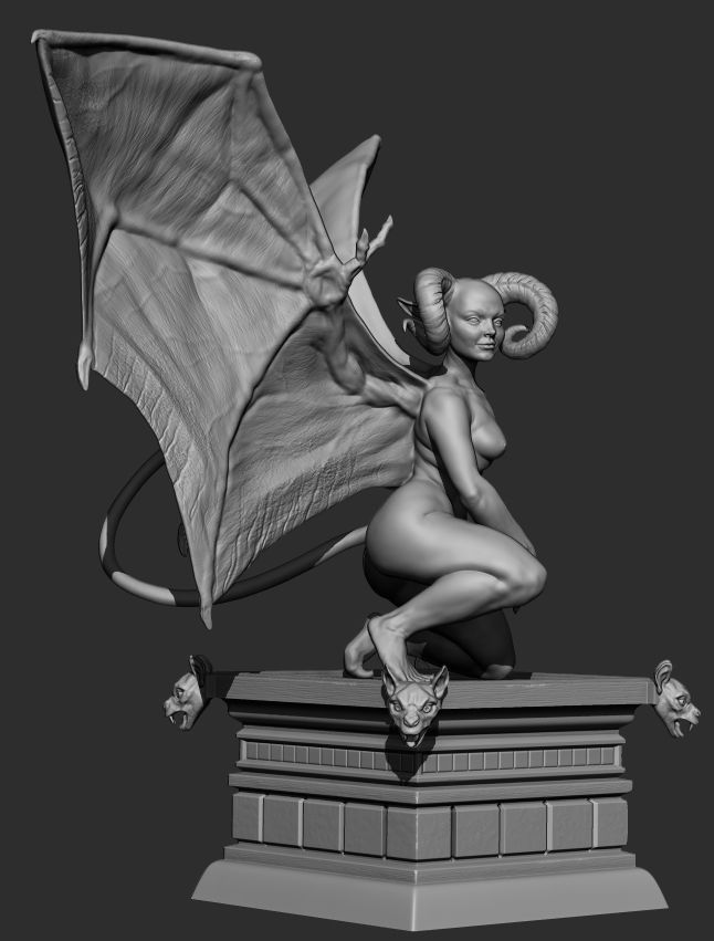 Gargula 3D print model_4