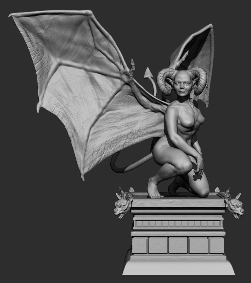 Gargula 3D print model_1