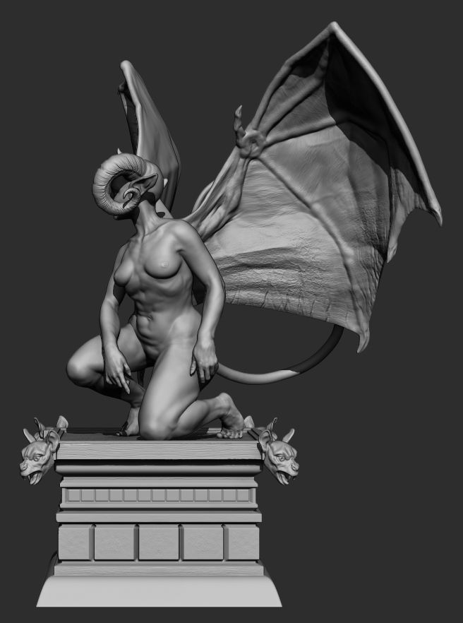 Gargula 3D print model_2