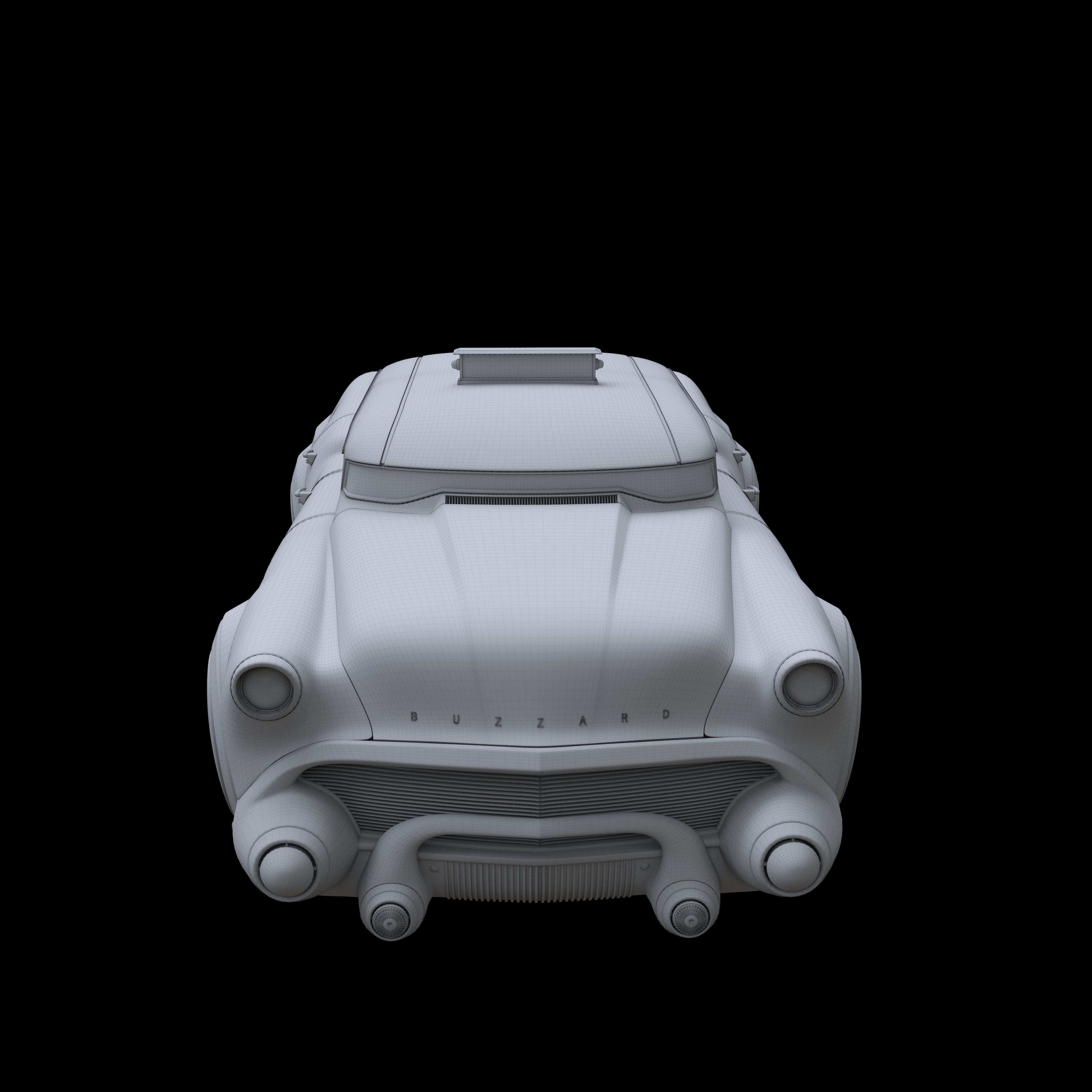 Futuristic flying car 5 3D model_17