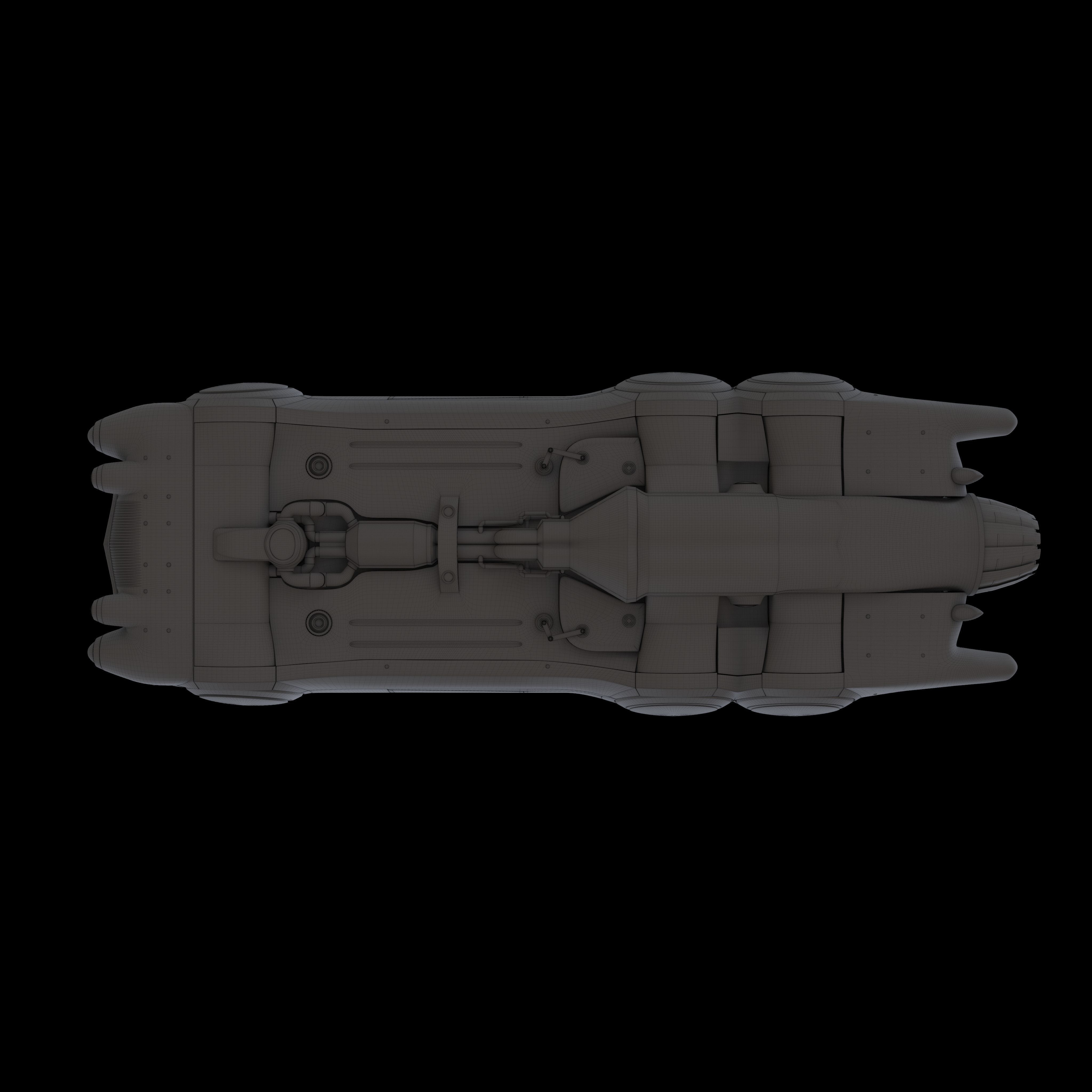 Futuristic flying car 5 3D model_23