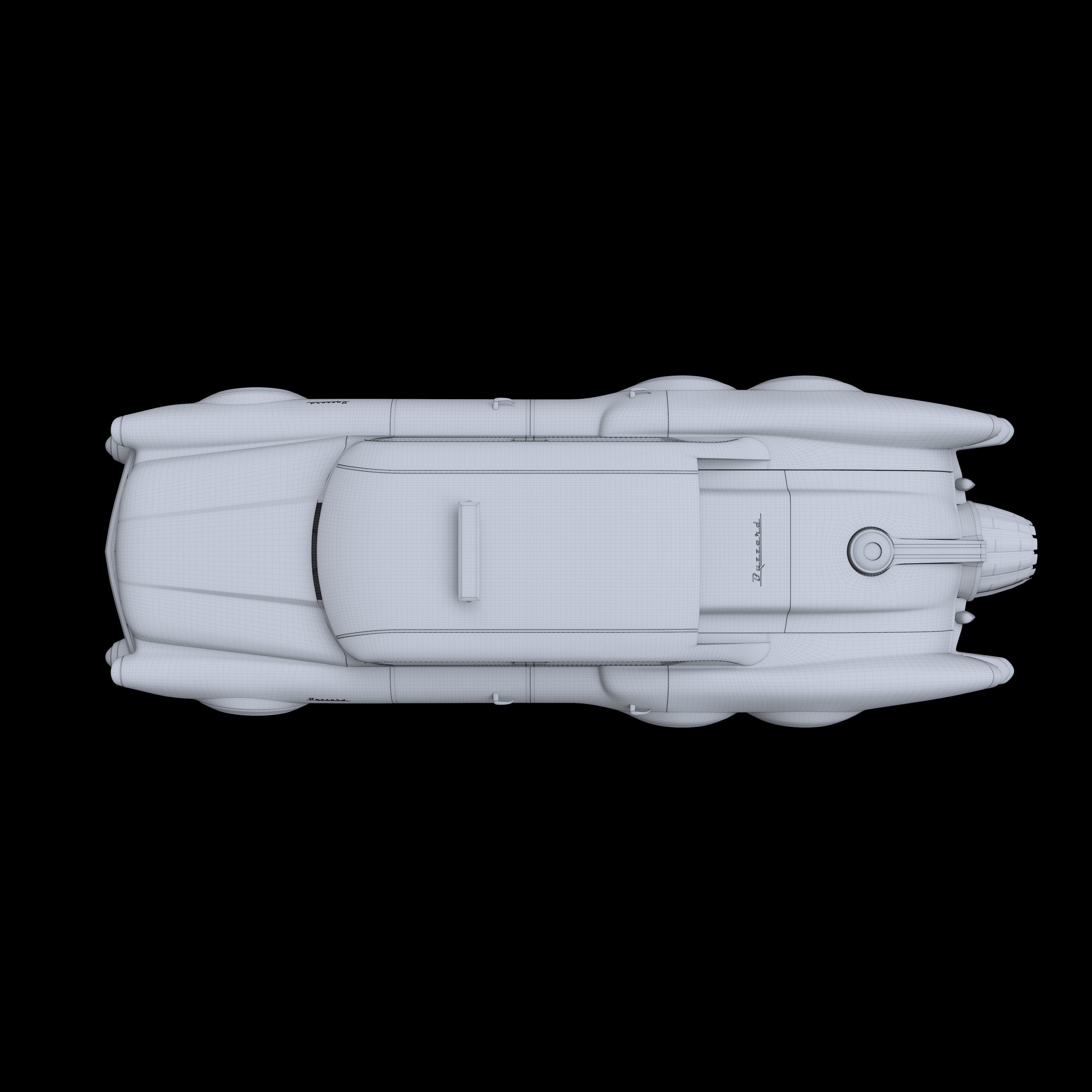 Futuristic flying car 5 3D model_22