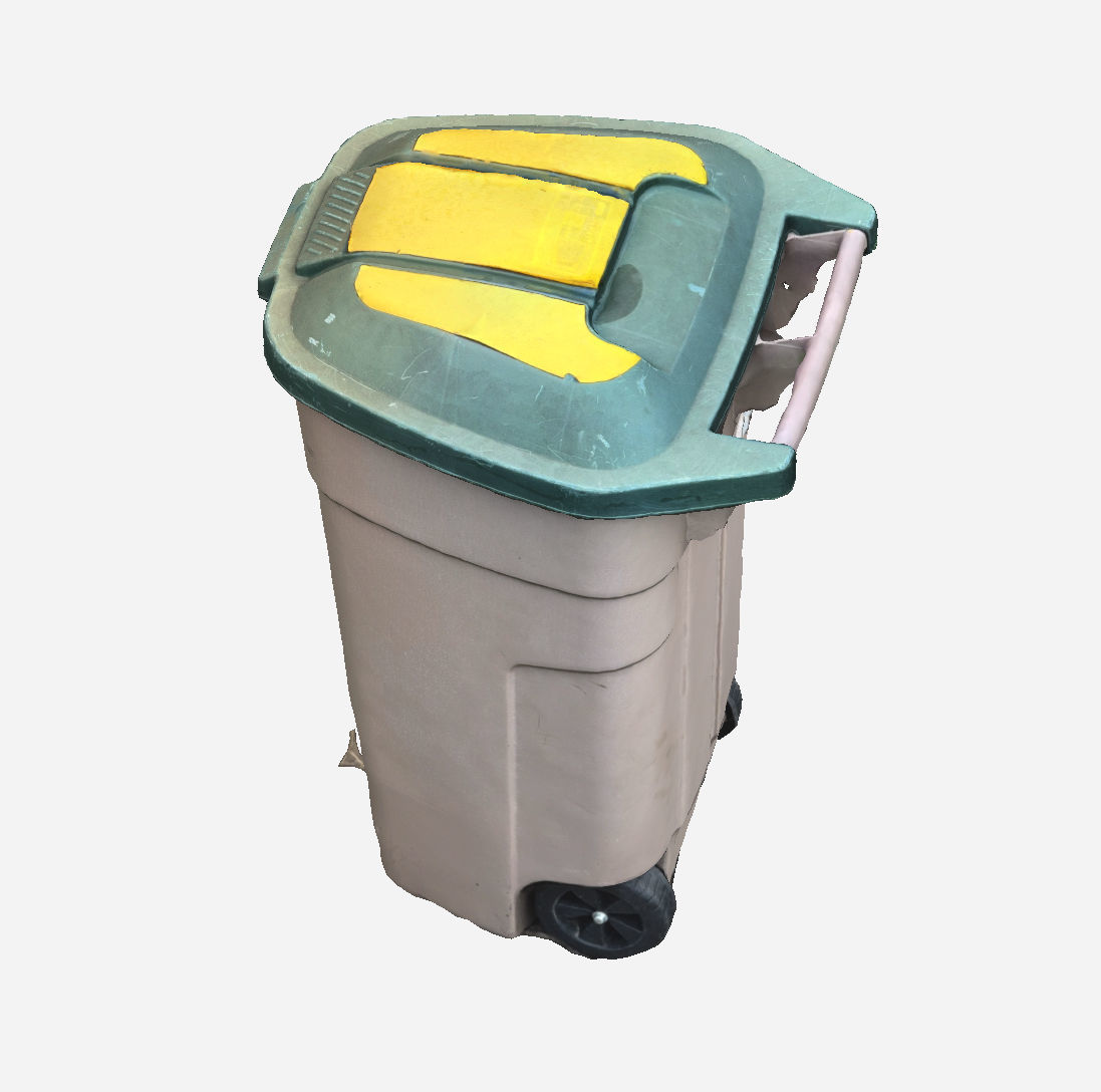 Trash 3D model 3D scan bin Garbage 3D model_4