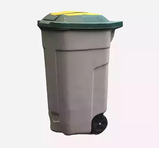 Trash 3D model 3D scan bin Garbage
