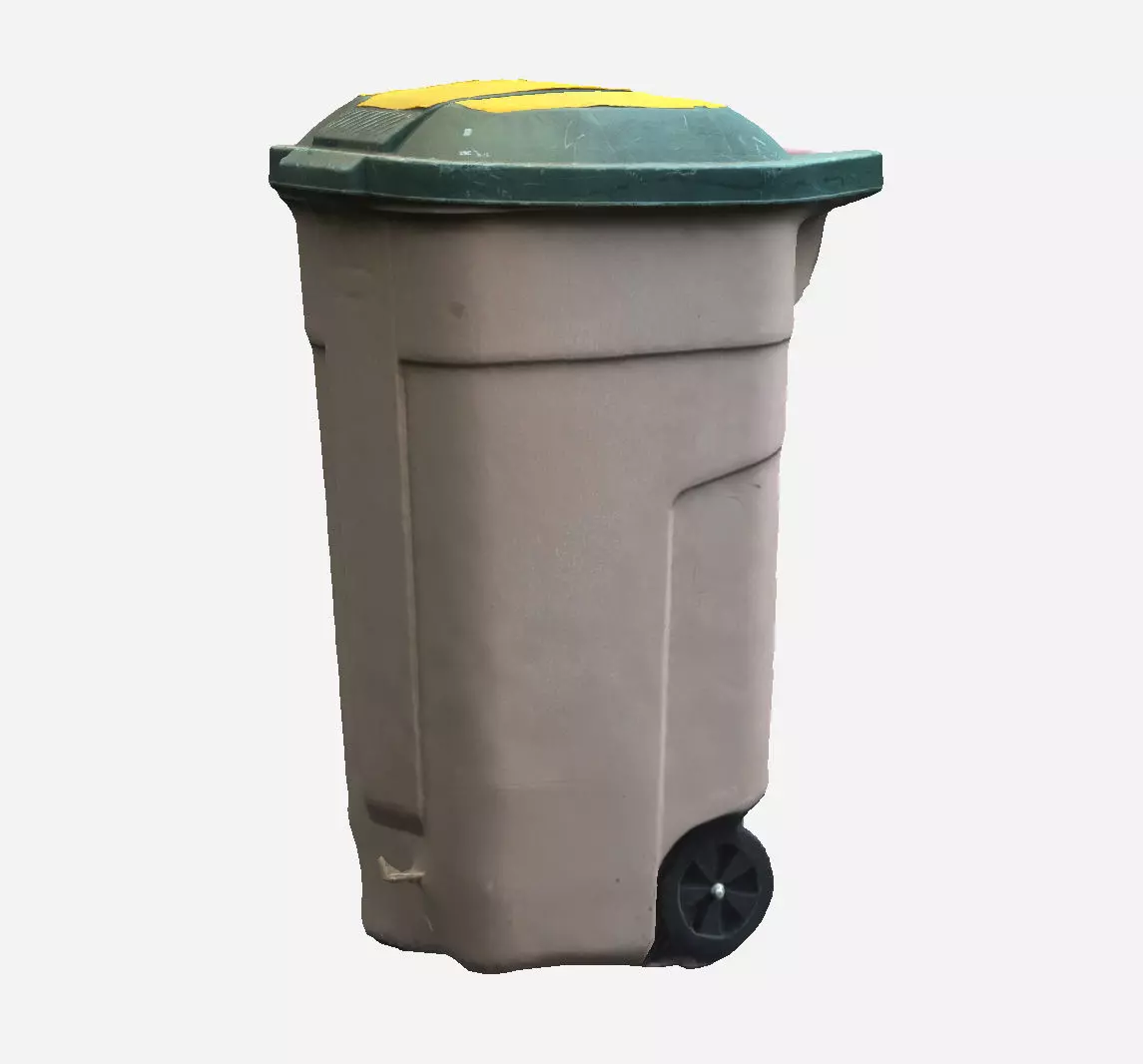 Trash 3D model 3D scan bin Garbage 3D model_0