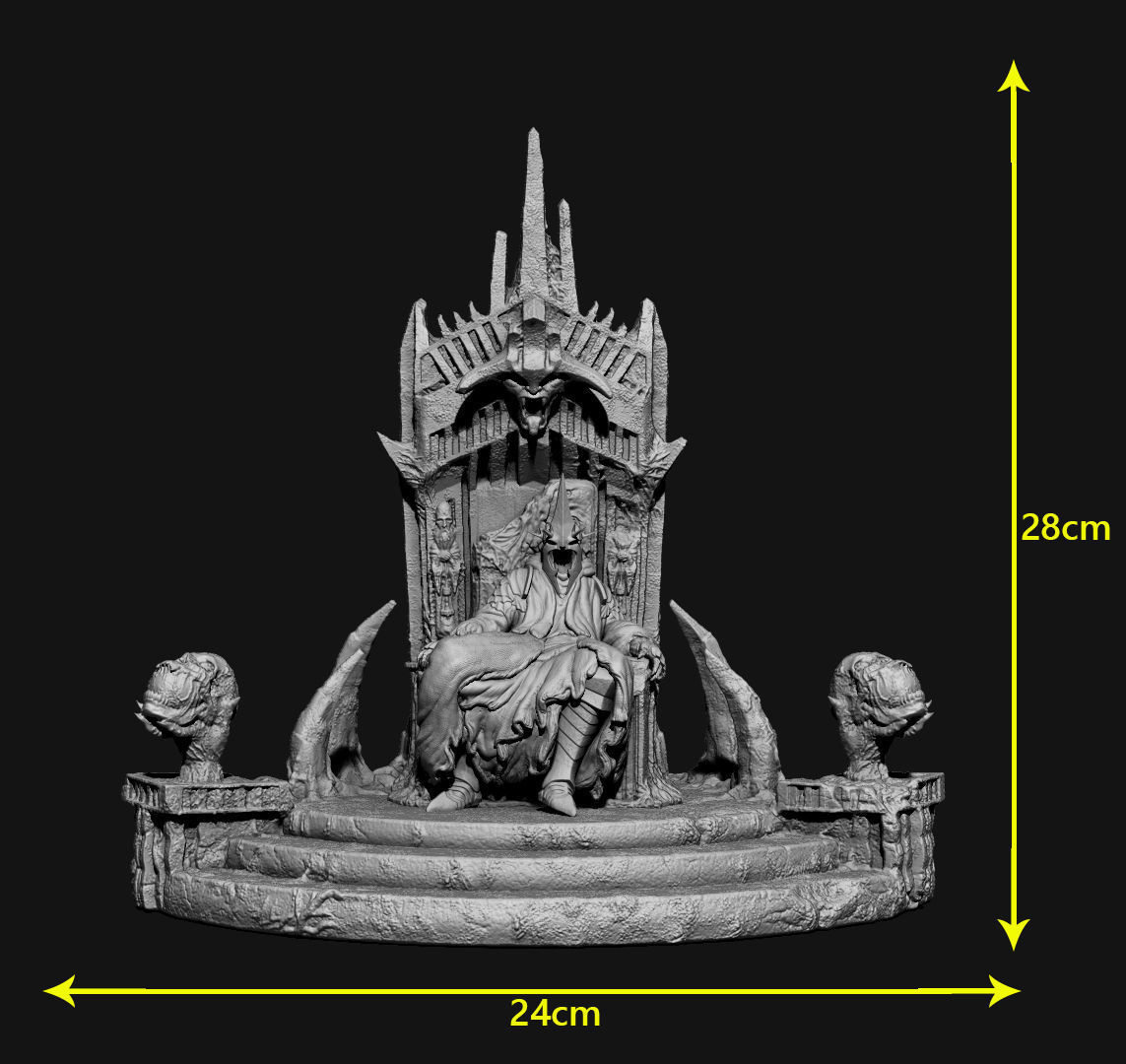 Witch King of Angmar 3D print model_4