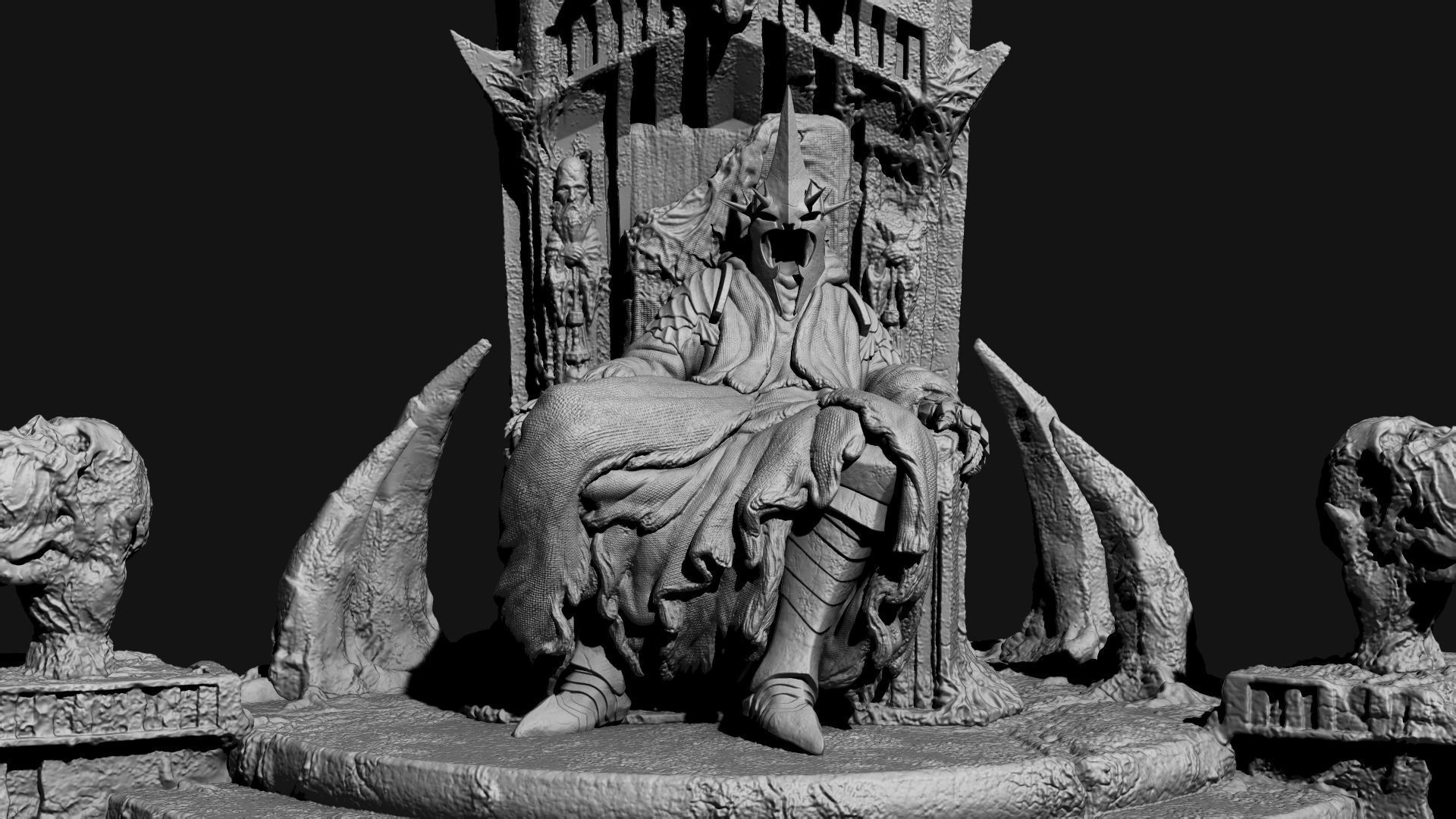 Witch King of Angmar 3D print model_3