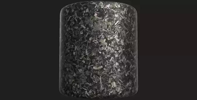 Seamless Carbon PBR material textures