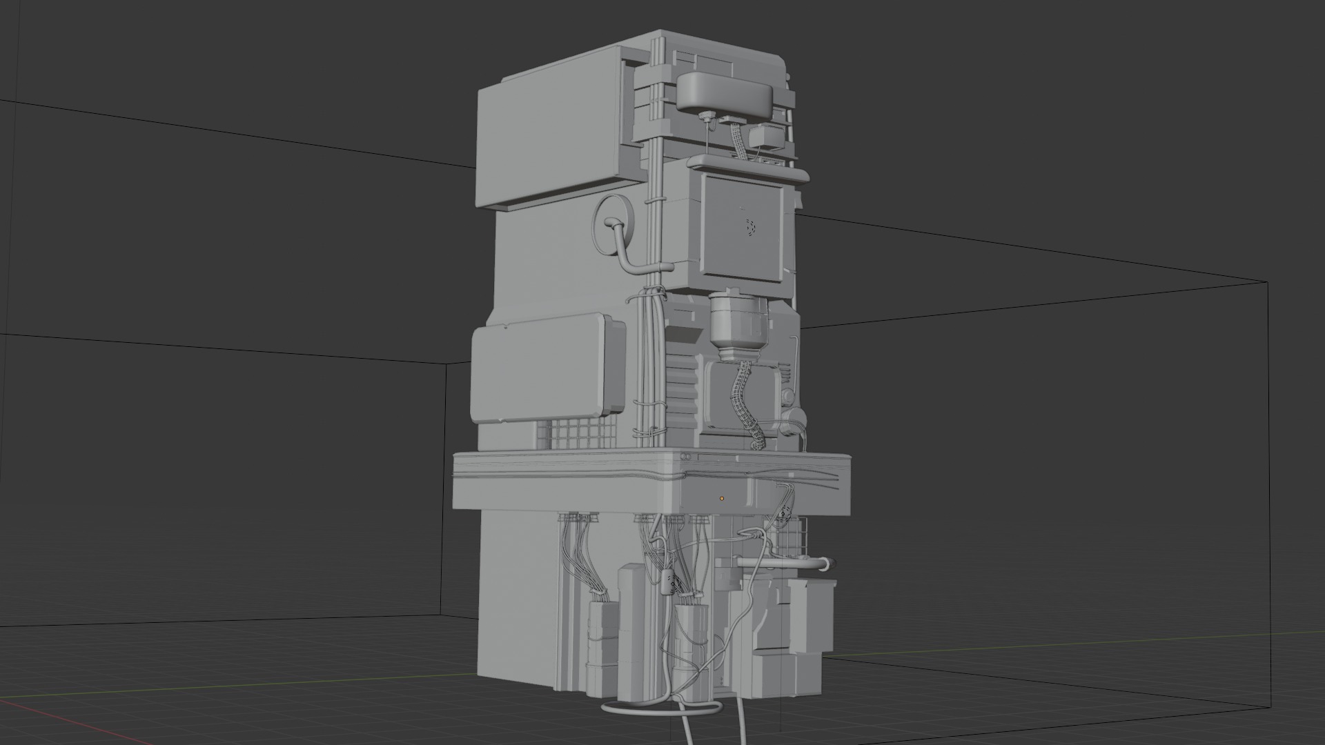 Dystopian pier 3D model_4