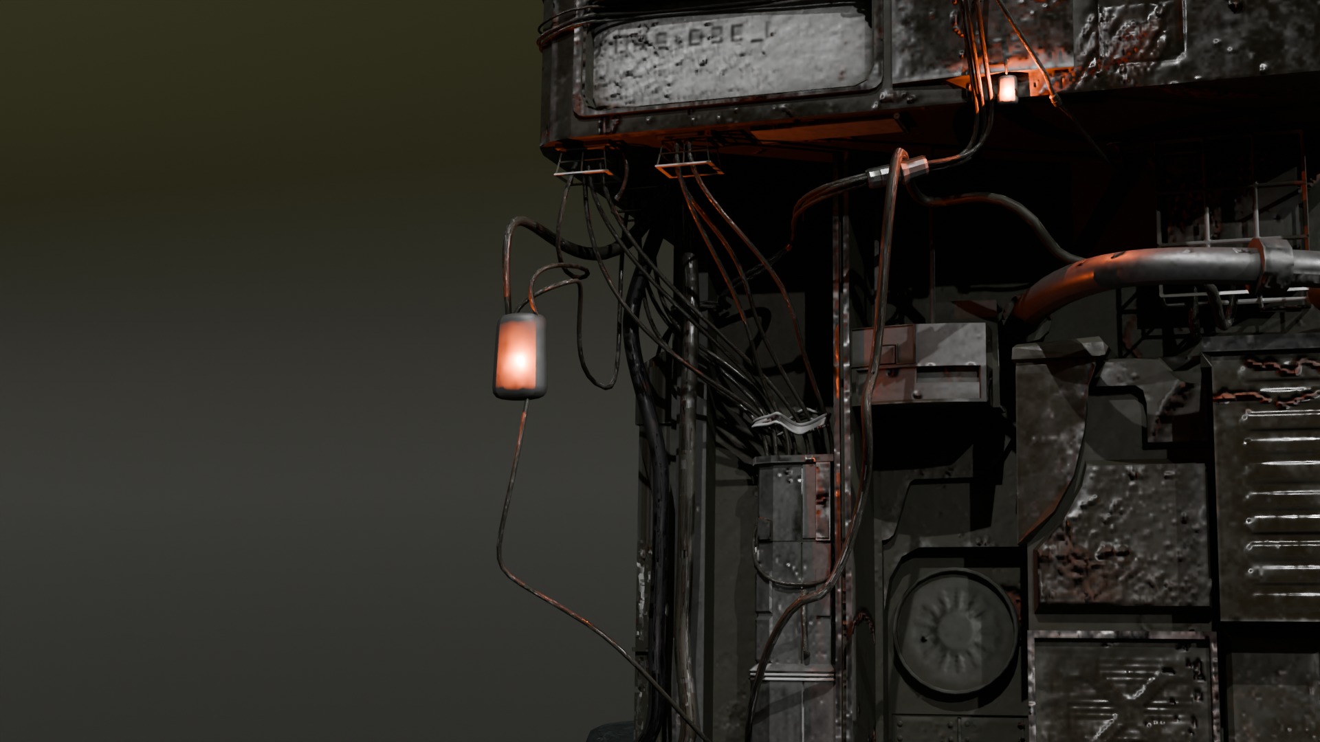 Dystopian pier 3D model_1