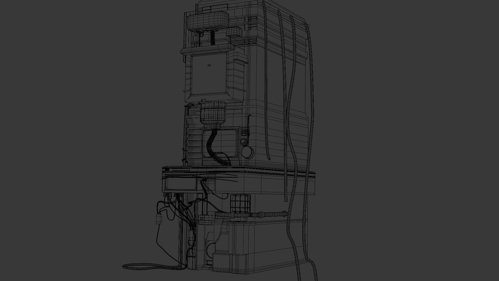 Dystopian pier 3D model_5