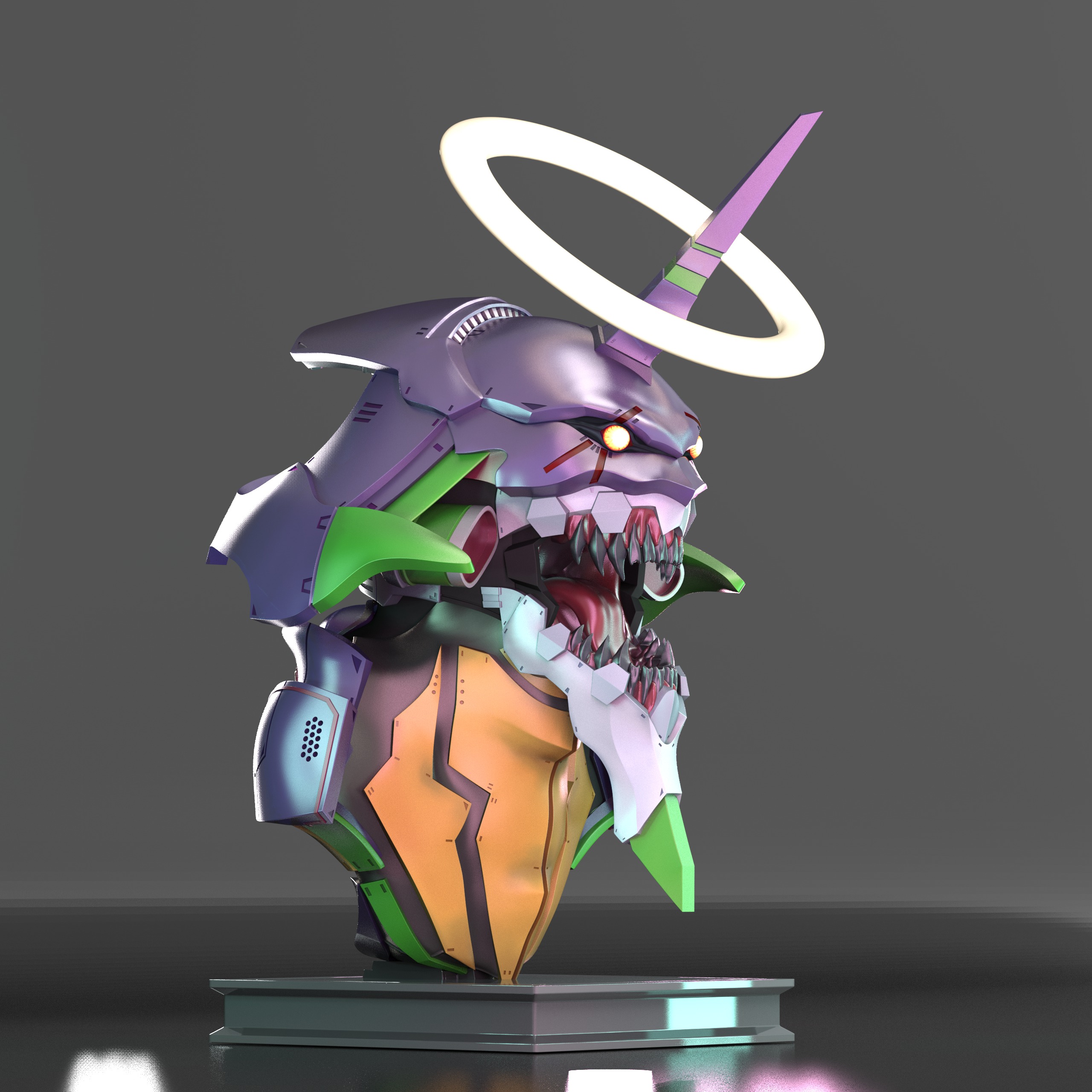 Eva-01- Neon Genesis Evangelion  3D print model_1