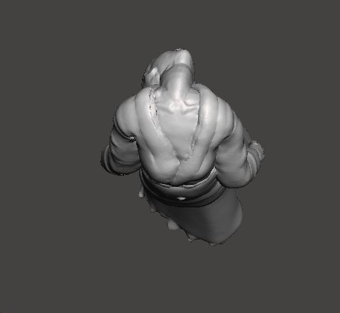 BROKEN NECK GHOST GIRL MINIATURE MODEL HORROR FANTASY GAMES RPG 3D print model_6